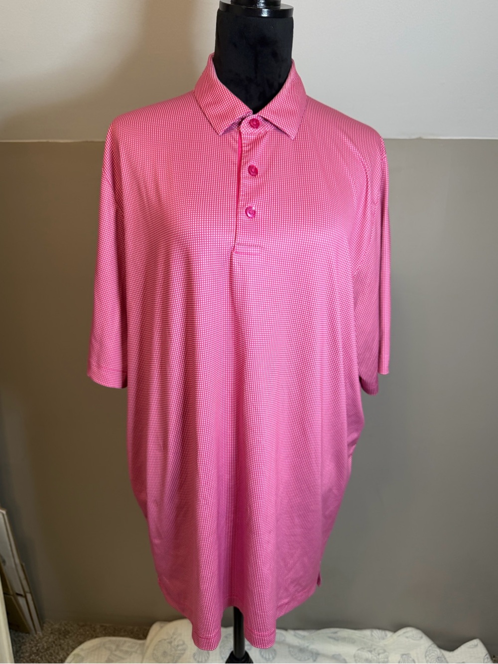Callaway Men's Bright Pink Performance Golf Polo